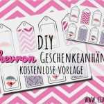 Photo Booth Weihnachten Vorlagen Wunderbar Diy Geschenkeanhänger Im Chevron Design – Clarki