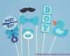 Photobooth Babyparty Vorlagen Angenehm Booth Prop Set 6 Piece Baby Boy Booth by