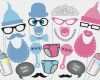 Photobooth Babyparty Vorlagen Erstaunlich Baby Shower Booth Party Props Set 26 Piece by