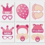 Photobooth Babyparty Vorlagen Fabelhaft Baby Shower Props It S A Girl Booth Props Printable Booth Props Baby