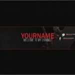 Photoshop Banner Vorlage Erstaunlich Youtube Banner Template Psd