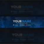 Photoshop Banner Vorlage Schönste Youtube Banner Template Psd