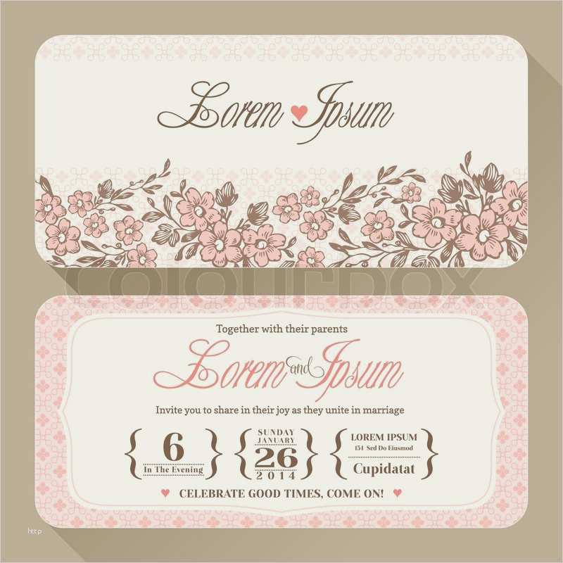 Photoshop Einladungskarten Vorlagen Einzigartig Vintage Blumen Hochzeit Einladung Karten Design Vorlage