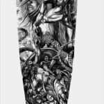 Photoshop formen Vorlagen Wunderbar Эскизы для тату рукав в стиле чикано