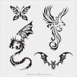 Photoshop Logo Vorlagen Erstaunlich Dragon Tattoo Vectors S and Psd Files