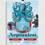 Photoshop Plakat Vorlagen Großartig Flyer Vorlagen Zum Neptunfest Und Kindertag Download