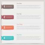 Photoshop Psd Vorlagen Angenehm Horizontale Papiere Mit Farbigen Etiketten Psd Pack