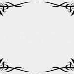 Photoshop Rahmen Vorlagen Kostenlos Luxus Einfachen Schwarzen Tattoo ornamentalen Dekorativen Rahmen