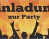 Photoshop Vorlage Einladung Luxus Einladung Party Vorlage – Travelslow