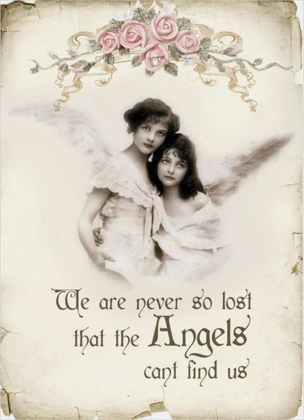 Photoshop Vorlagen Collage Inspiration Vintage Angels Photoshop Collage P1022 Free for Personal Use