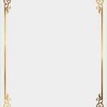 Photoshop Vorlagen Kostenlos Erstaunlich 金色花纹边框png素材透明免抠图片 边框纹理 三元素3png