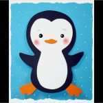 Pinguin Maske Basteln Vorlage Inspiration Fensterbild &quot;pinguin&quot; Basteln Mit Kindern