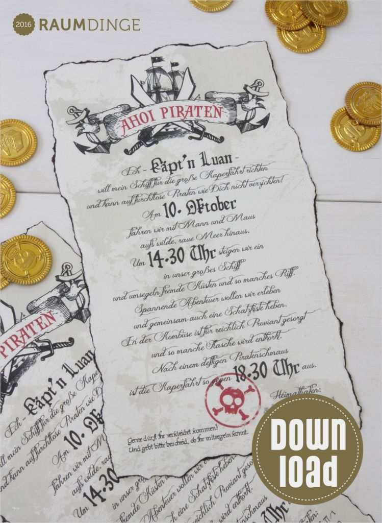 Piraten Einladung Vorlage Erstaunlich Raumdinge Wir Feiern – Die Piraten Mottoparty Teil 1