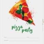 Pizza Flyer Vorlage Einzigartig Groß Pizza Party Einladung Vorlage Bilder