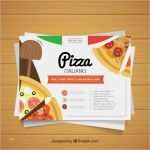 Pizza Flyer Vorlage Schönste Flache Design Pizza Restaurant Visitenkarte