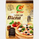 Pizza Flyer Vorlage Süß Italienisches Restaurant Speisekarte Pizzeria