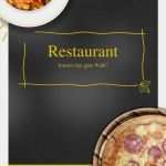 Pizzeria Flyer Vorlagen Angenehm Speisekarten Und Menükarten Pizza & Pasta Menu Template