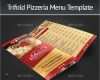 Pizzeria Flyer Vorlagen Erstaunlich 3seitge Faltbare Speisekarte Für Eine Pizzeria
