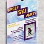 Plakat Layout Vorlagen Cool Flyer Vorlagen Für Après Ski Party Und Hüttengaudi