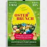 Plakat Photoshop Vorlage Inspiration Vorlagen Zu Ostern Osterbrunch Flyer & Plakate