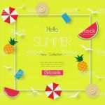 Plakat Vorlage Photoshop Einzigartig sommer Super Verkauf Vektor Illustration Vorlage Plakat