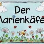 Plakate Schrift Vorlagen Genial Ideenreise themenplakat "der Marienkäfer"