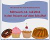 Plakate Schrift Vorlagen Gut Kuchenbasar Eine Ankündigung