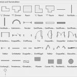 Plankopf Vorlage Dwg Erstaunlich Grundriss Symbole Grundriss Zeichnen Verwendung Der