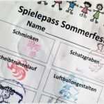 Planung Kindergarten Vorlage Wunderbar Spiele Und Spielepass Für Kindergeburtstag Kinderparty