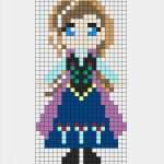 Playmais Vorlagen Prinzessin Großartig Bügelperlen Vorlagen Kostenlos Anna Frozen thema