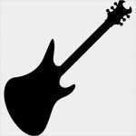 Plektrum Vorlage Genial Guitar Silhouette Vektoren Fotos Und Psd Dateien