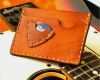 Plektrum Vorlage Schönste Wallet with Guitar Pick Space Fashion