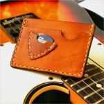 Plektrum Vorlage Schönste Wallet with Guitar Pick Space Fashion