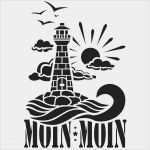 Plotter Vorlagen Gratis Cool Laser Kunststoff Schablone Din A3 Leuchtturm