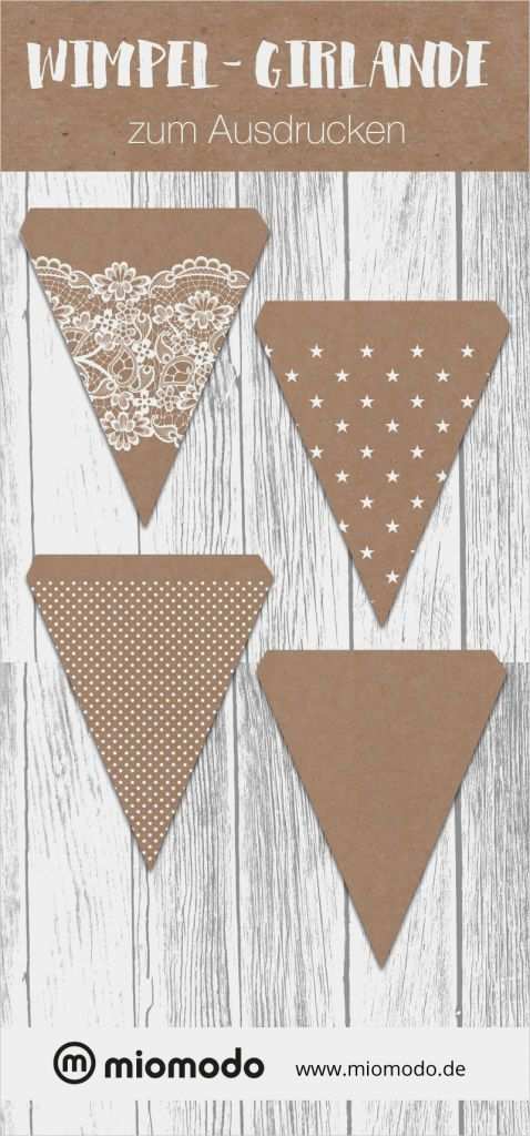 Pocketfold Vorlage Beste Wimpel Girlande Zum Ausdrucken Miomodo Diy Blog