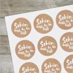 Pocketfold Vorlage Hübsch Hochzeitsaufkleber Kraftpapier Weiß Bedruckt &quot;schön Dass