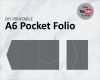 Pocketfold Vorlage Schönste Diy A6 Pocket Folio Einladung Vorlage Portrait Printable