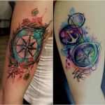 Pokerkarten Vorlage Beste Kompass Tattoo Bedeutung Der Motive Bilder Und Coole