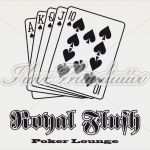 Pokerkarten Vorlage Cool Wandtattoo Royal Flush Poker Lounge Als Kreative Dekoidee
