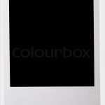 Polaroid Bild Vorlage Cool Polaroid Auf Einem Weißen Hintergrund Stockfoto