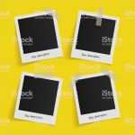 Polaroid Bild Vorlage Genial Satz Von Polaroid Vektor Fotorahmen Auf Klebeband Auf