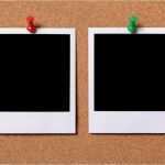 Polaroid Foto Vorlage Beste Due Polaroid Stampe Fotografiche Su Una Bacheca Di Sughero