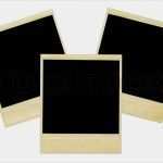 Polaroid Rahmen Vorlage Süß Polaroids isoliert Auf Weißem Rahmen Stockfoto