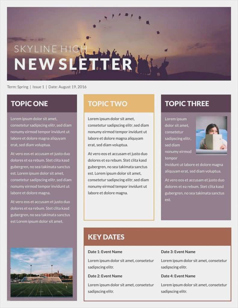 Polaroid Vorlage Indesign Großartig Free Printable Newsletter Templates & Email Newsletter