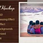 Polaroid Vorlage Photoshop Einzigartig Free Polaroid Mockup Template for Shop