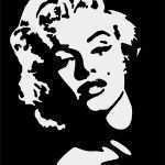 Pop Art Vorlagen Cool Marilyn Monroe Stencil Scan N Cut Idea 2