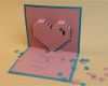 Pop Up Geburtstagskarte Vorlage Großartig Valentinstag Pixelherz Pop Up Karte