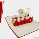 Pop Up Geburtstagskarte Vorlage Schön Pop Up Karte Sternzeichen Löwe Pop Up Karten Von Lin