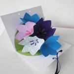 Pop Up Karte Geburtstag Vorlage Erstaunlich Pop Up Karte Mit Blumen