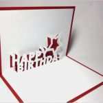 Pop Up Karte Geburtstag Vorlage Genial Ähnliche Artikel Wie Alles Gute Zum Geburtstag Pop Up